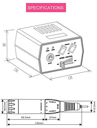KADS 30000RPM Nail Drill Machine Electric Nail File Manicure Pedicure Drill Acrylic Nails Tools with Remove Hard Gel, Low Heat/Low Noise/Low Vibration
