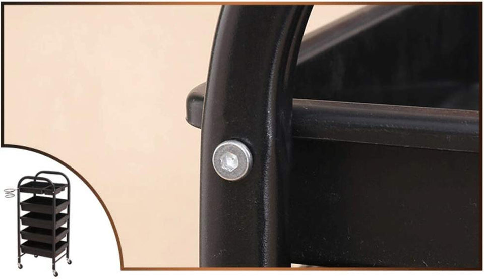 YLTTZ Salon SPA Trolley Carro de Almacenamiento Colorante Salón de Belleza Soporte para secador de Cabello para técnicos de uñas técnicos en estética de Mascotas y Otros usos