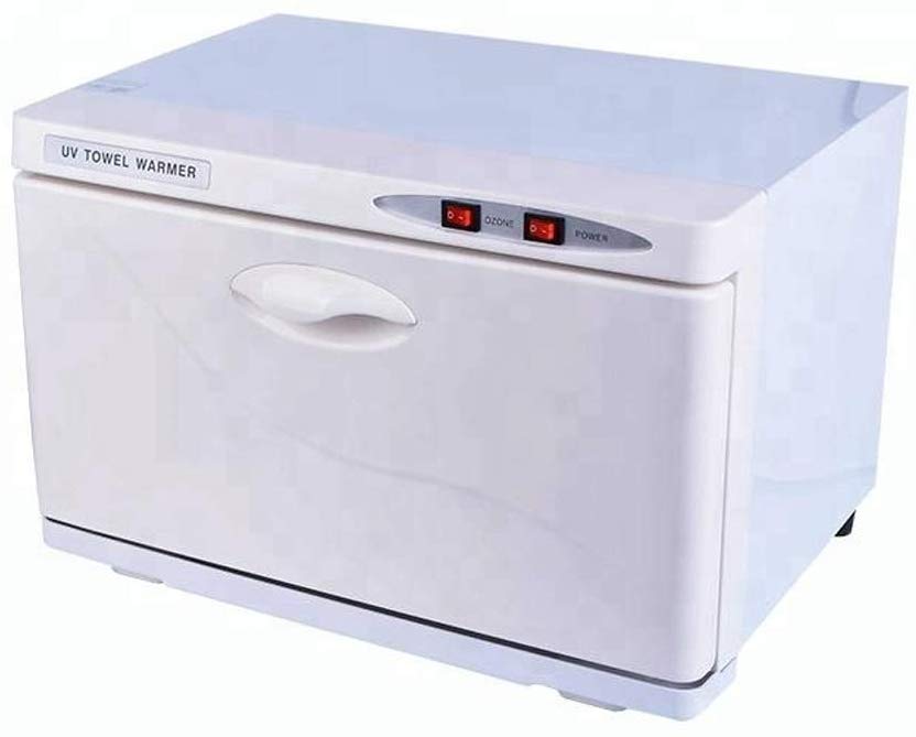 Gabinete de toalla facial caliente UV de 16L, calentador de desinfección de esterilizador para herramienta para salón de belleza, spa y cuidado de la salud facial en el hogar (gabinete de toalla)