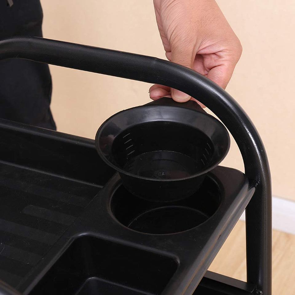 YLTTZ Salon SPA Trolley Carro de Almacenamiento Colorante Salón de Belleza Soporte para secador de Cabello para técnicos de uñas técnicos en estética de Mascotas y Otros usos
