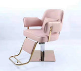 como Sillón de Belleza, sillón de peluquería hidráulico Estilo clásico, sillón de peluquería, Equipo de salón/Belleza/SPA (Negro, Azul, Rosa)