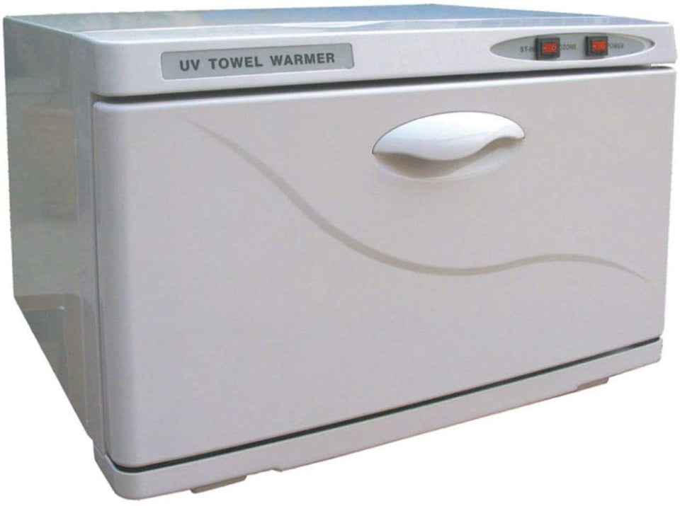 Gabinete de toalla facial caliente UV de 16L, calentador de desinfección de esterilizador para herramienta para salón de belleza, spa y cuidado de la salud facial en el hogar (gabinete de toalla)