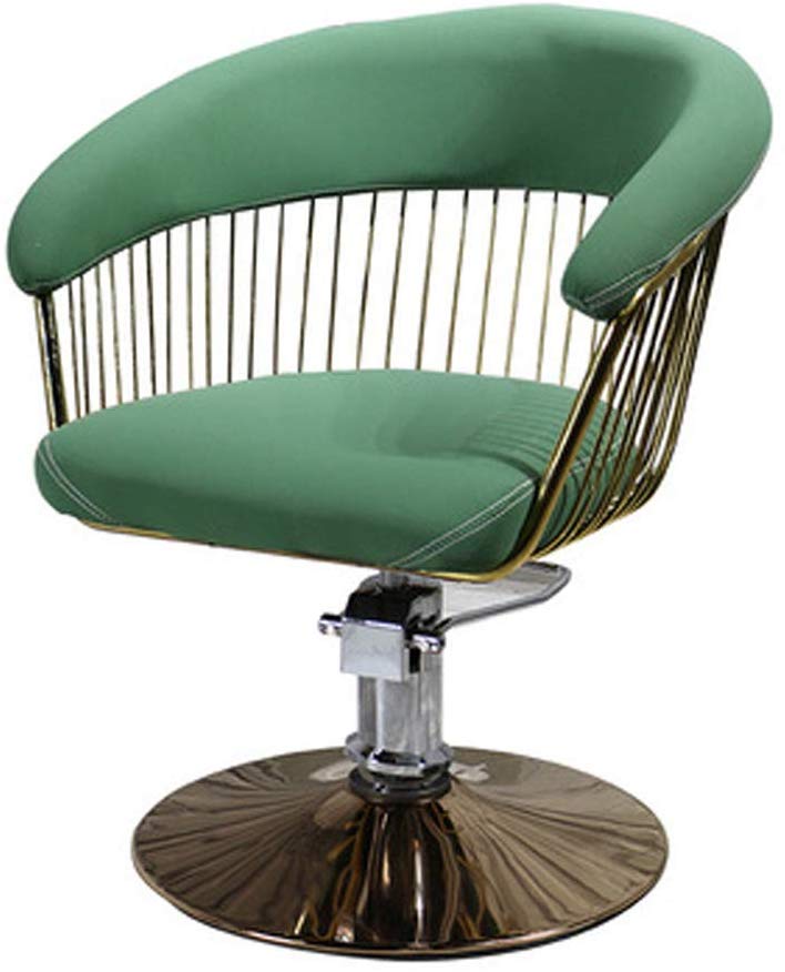 DIOE Silla de Peluquero hidráulica clásica, Silla de salón de SPA, Equipo de Belleza para Peinado, 3 Colores Disponibles (Negro, Verde, Rosa)