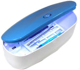 Eachbid Esterilizador de Desinfección Esterilizador de Uñas UV Herramientas de Arte de Uñas Esterilizador Caja de Almacenamiento Caja de Desinfección LED Portátil Azul