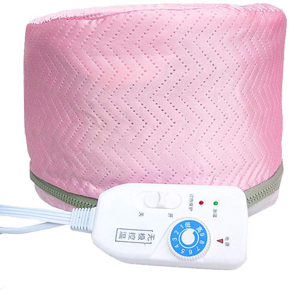 Hair Steamer Cap Gorro de SPA para 10 Archivos Casquillo eléctrico Calor térmico Casquillo Tratamiento térmico Tratamiento Belleza Caseta de Vapor Peluquería Cuidado en el hogar SPA Hat 110v / 220v