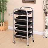 YLTTZ Salon SPA Trolley Carro de Almacenamiento Colorante Salón de Belleza Soporte para secador de Cabello para técnicos de uñas técnicos en estética de Mascotas y Otros usos